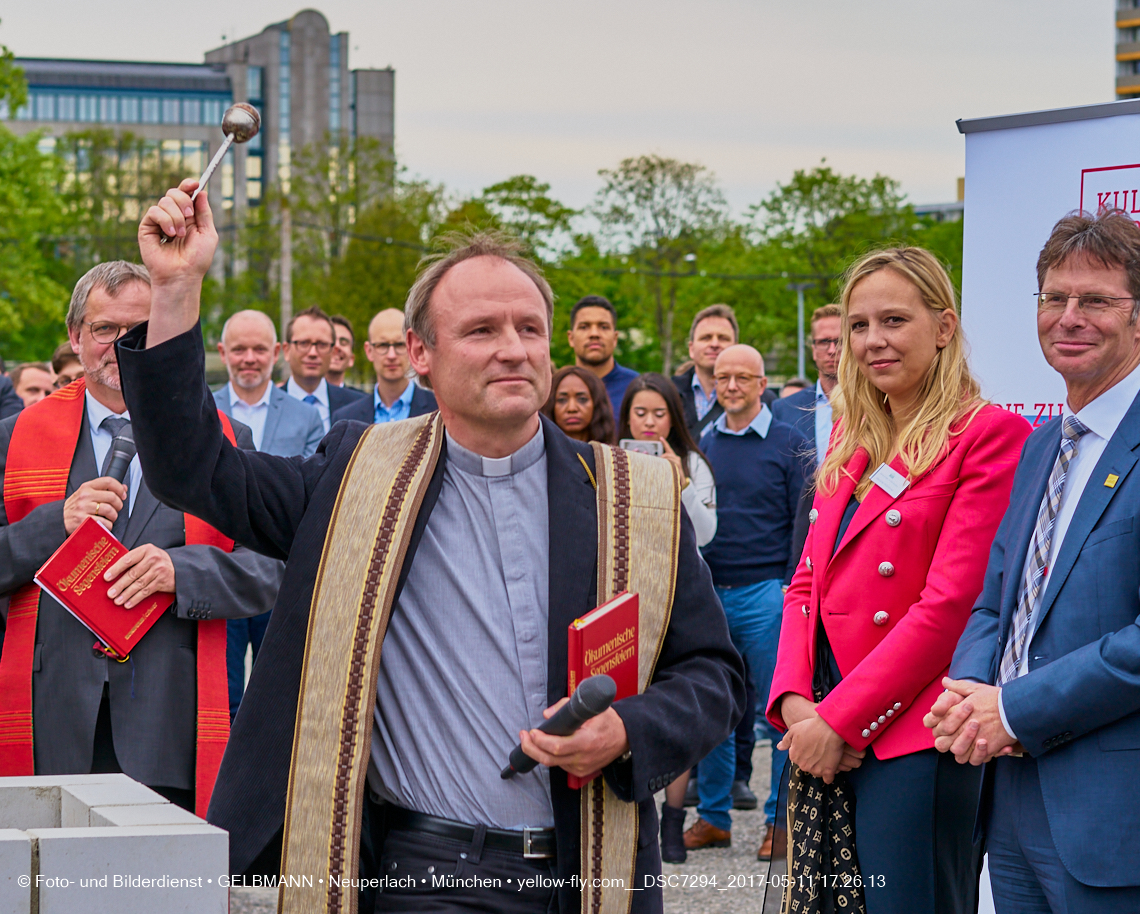 11. Mai 2017 - Grundsteinlegung für die LOGE und dem Kulturquadrat in Neuperlach